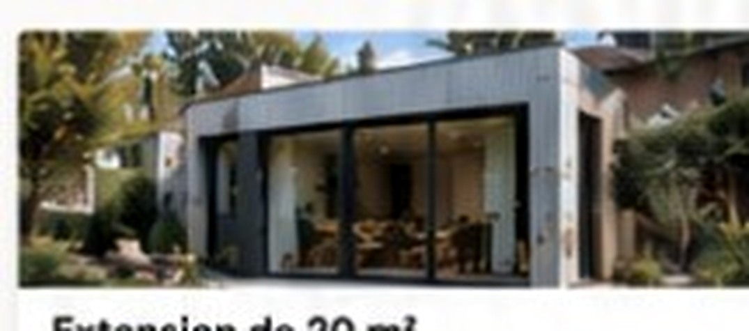 Extension bois de 20 m²