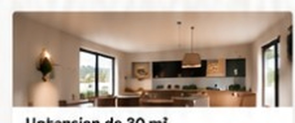 Extension bois de 30 m²