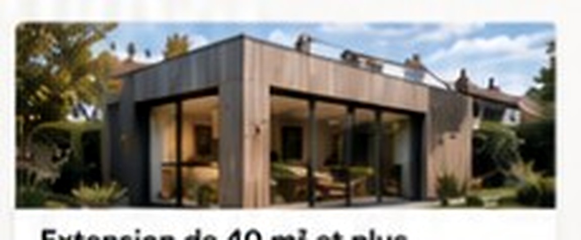Extension bois de 40 m²