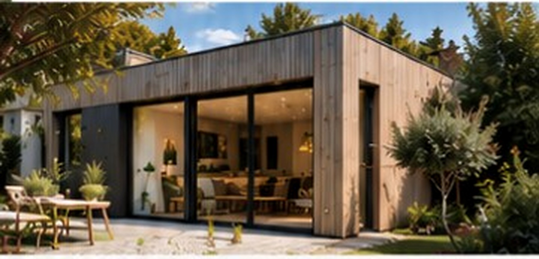 Maison bois contemporaine